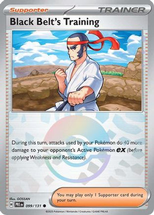 Black Belt's Training - 099/131 (Poke Ball Pattern) [SV: Prismatic Evolutions] Holofoil
