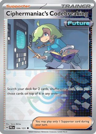 Ciphermaniac's Codebreaking (Poke Ball Pattern) - 104/null [SV: Prismatic Evolutions] Holofoil