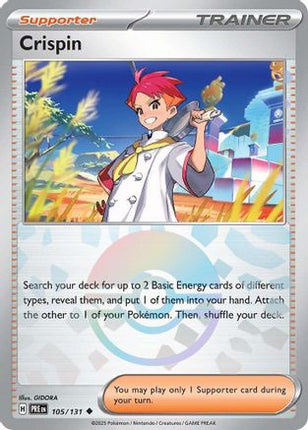 Crispin - 105/131 (Poke Ball Pattern) [SV: Prismatic Evolutions] Holofoil