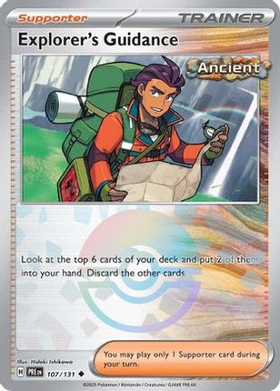 Explorer's Guidance (Poke Ball Pattern) - 107/null [SV: Prismatic Evolutions] Holofoil