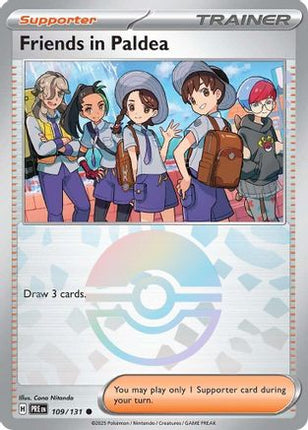 Friends in Paldea - 109/131 (Poke Ball Pattern) [SV: Prismatic Evolutions] Holofoil