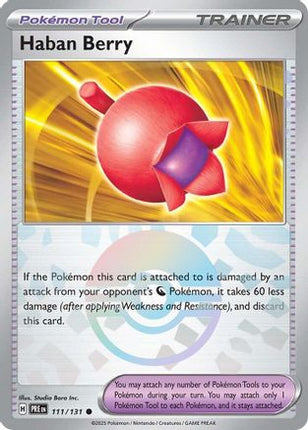 Haban Berry (Poke Ball Pattern) - 111/null [SV: Prismatic Evolutions] Holofoil