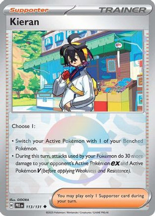 Kieran - 113/131 (Poke Ball Pattern) [SV: Prismatic Evolutions] Holofoil