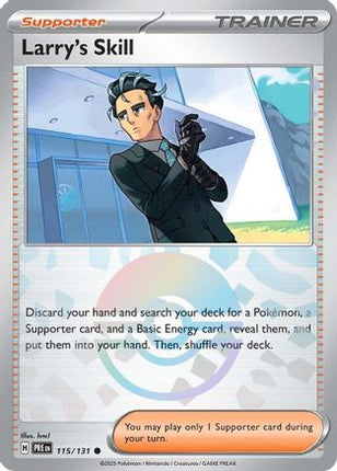 Larry's Skill - 115/131 (Poke Ball Pattern) [SV: Prismatic Evolutions] Holofoil