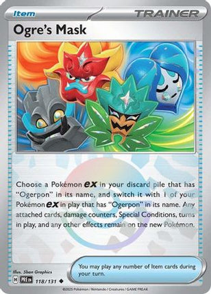 Ogre's Mask (Poke Ball Pattern) - 118/null [SV: Prismatic Evolutions] Holofoil