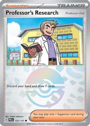 Professor's Research [Professor Oak] (Poke Ball Pattern) - 122/null [SV: Prismatic Evolutions] Holofoil