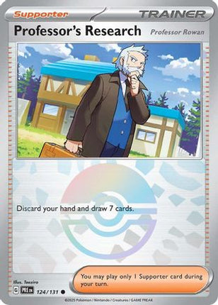 Professor's Research [Professor Rowan] (Poke Ball Pattern) - 124/null [SV: Prismatic Evolutions] Holofoil