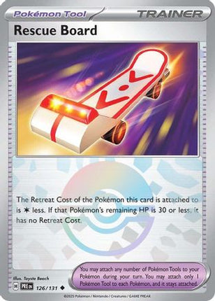 Rescue Board (Poke Ball Pattern) - 126/null [SV: Prismatic Evolutions] Holofoil