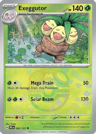 Exeggutor (Master Ball Pattern) - 2/null [SV: Prismatic Evolutions] Holofoil