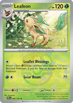 Leafeon (Master Ball Pattern) - 5/null [SV: Prismatic Evolutions] Holofoil