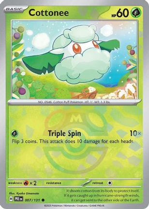 Cottonee (Master Ball Pattern) - 7/null [SV: Prismatic Evolutions] Holofoil
