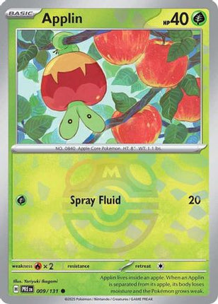 Applin (Master Ball Pattern) - 9/null [SV: Prismatic Evolutions] Holofoil
