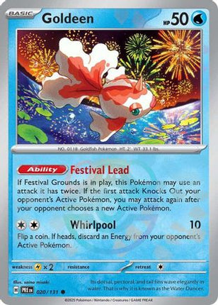 Goldeen (Master Ball Pattern) - 20/null [SV: Prismatic Evolutions] Holofoil