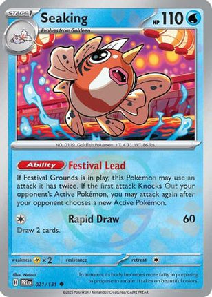 Seaking (Master Ball Pattern) (21) [SV: Prismatic Evolutions] Holofoil