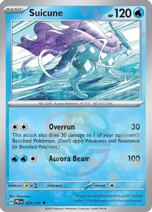 Suicune (Master Ball Pattern) - 24/null [SV: Prismatic Evolutions] Holofoil