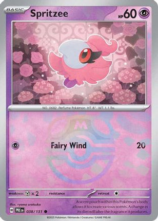 Spritzee (Master Ball Pattern) - 38/null [SV: Prismatic Evolutions] Holofoil