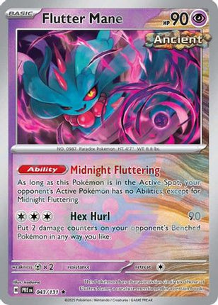 Flutter Mane (Master Ball Pattern) - 43/null [SV: Prismatic Evolutions] Holofoil