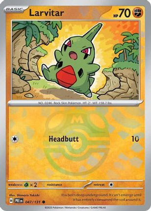 Larvitar (Master Ball Pattern) - 47/null [SV: Prismatic Evolutions] Holofoil
