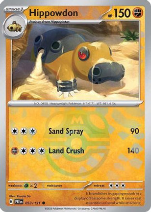 Hippowdon (Master Ball Pattern) - 53/null [SV: Prismatic Evolutions] Holofoil