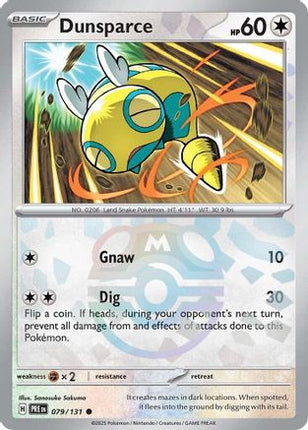 Dunsparce (Master Ball Pattern) - 79/null [SV: Prismatic Evolutions] Holofoil