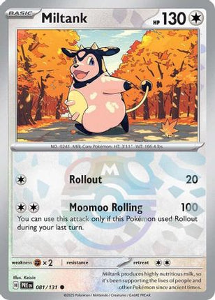 Miltank (Master Ball Pattern) - 81/null [SV: Prismatic Evolutions] Holofoil