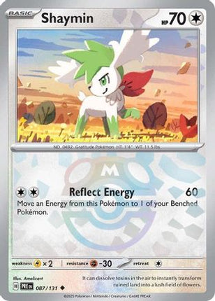 Shaymin (Master Ball Pattern) - 87/null [SV: Prismatic Evolutions] Holofoil