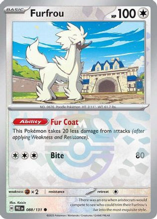 Furfrou (Master Ball Pattern) - 88/null [SV: Prismatic Evolutions] Holofoil