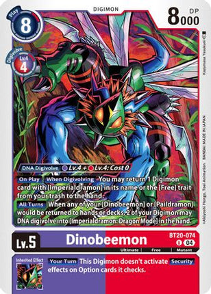 Dinobeemon [BT20-074] [Release Special Booster 2.5]