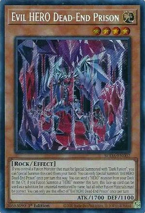 Evil HERO Dead-End Prison [SUDA-EN002] Secret Rare 1st Edition