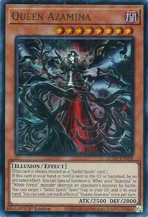 Queen Azamina [SUDA-EN009] Ultra Rare 1st Edition