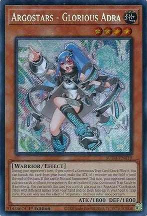 Argostars - Glorious Adra (Secret Rare) [SUDA-EN010] 1st Edition