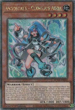 Argostars - Glorious Adra  [SUDA-EN010] Quarter Century Secret Rare 1st Edition