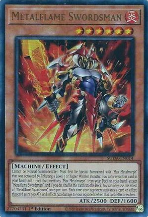 Metalflame Swordsman [SUDA-EN014] Ultra Rare 1st Edition