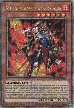 Metalflame Swordsman  [SUDA-EN014] Quarter Century Secret Rare 1st Edition