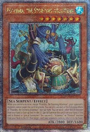 Poseidra, the Storming Atlantean  [SUDA-EN016] Quarter Century Secret Rare 1st Edition