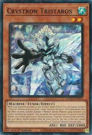 Crystron Tristaros [SUDA-EN019] Super Rare 1st Edition