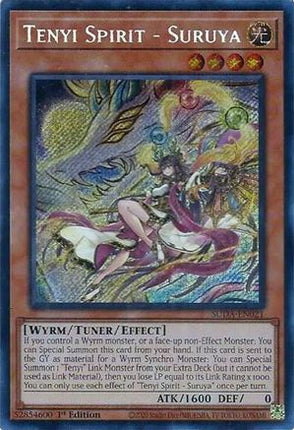 Tenyi Spirit - Suruya [SUDA-EN021] Secret Rare 1st Edition