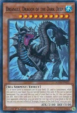 Driangle, Dragon of the Dark Deep [SUDA-EN022] Common / Short Print 1st Edition
