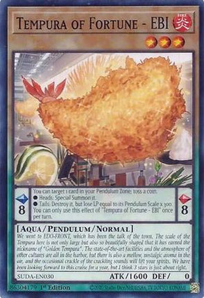 Tempura of Fortune - EBI [SUDA-EN030] Common / Short Print 1st Edition
