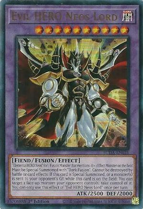 Evil HERO Neos Lord [SUDA-EN031] Ultra Rare 1st Edition