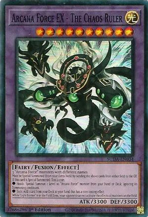 Arcana Force EX - The Chaos Ruler [SUDA-EN034] Super Rare 1st Edition