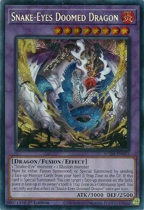 Snake-Eyes Doomed Dragon [SUDA-EN035] Secret Rare 1st Edition