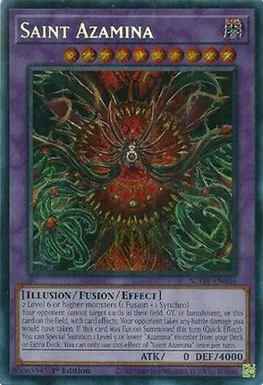 Saint Azamina [SUDA-EN036] Secret Rare 1st Edition