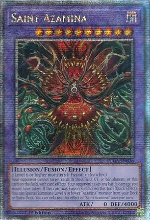 Saint Azamina (Quarter Century Secret Rare)  [SUDA-EN036] 1st Edition