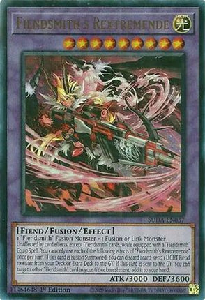 Fiendsmith's Rextremende [SUDA-EN037] Ultra Rare 1st Edition