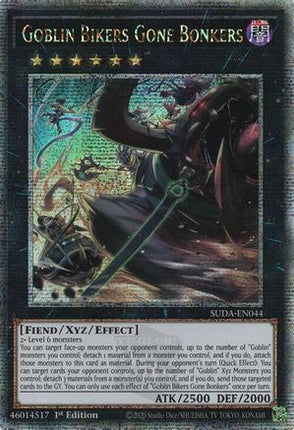 Goblin Bikers Gone Bonkers  [SUDA-EN044] Quarter Century Secret Rare 1st Edition