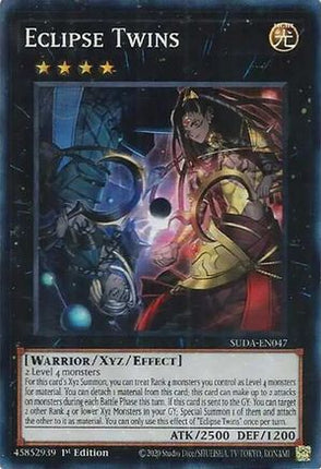 Eclipse Twins [SUDA-EN047] Super Rare 1st Edition
