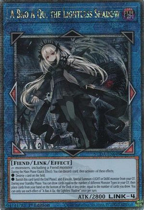 A Bao A Qu, the Lightless Shadow  [SUDA-EN049] Quarter Century Secret Rare 1st Edition
