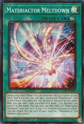 Materiactor Meltdown [SUDA-EN059] Super Rare 1st Edition