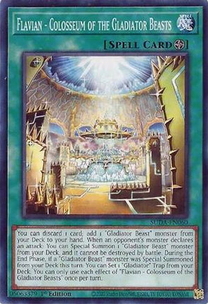 Flavian - Colosseum of the Gladiator Beasts [SUDA-EN060] Common / Short Print 1st Edition